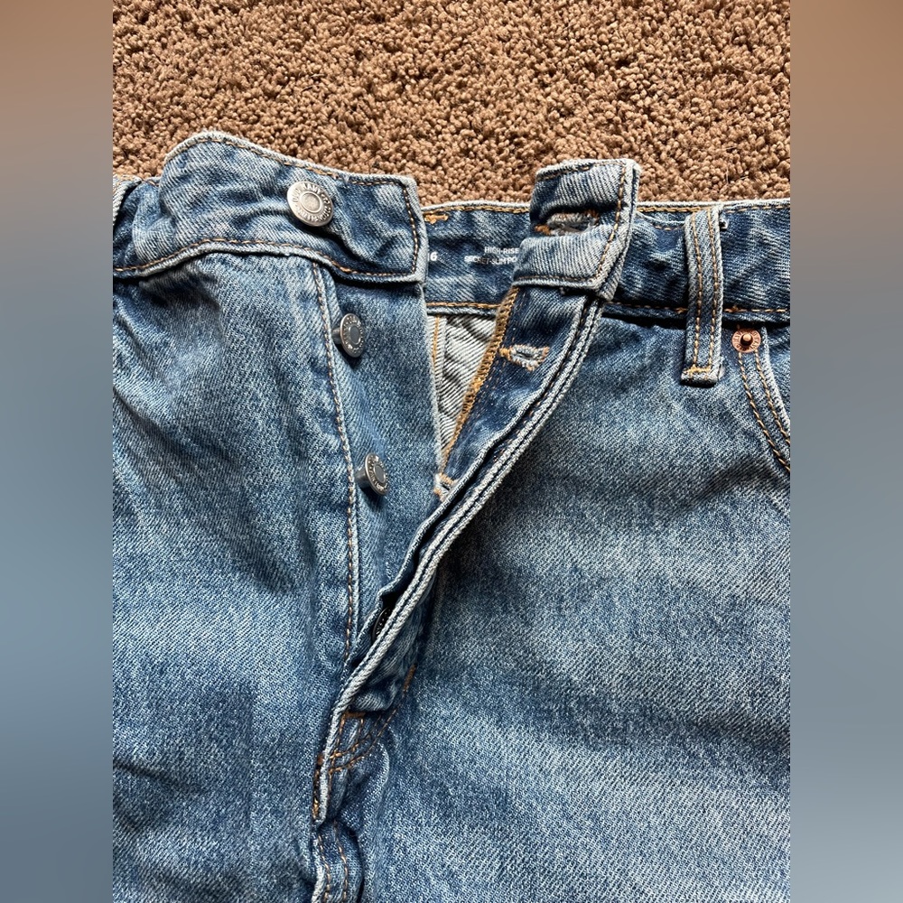 Brand new Old Navy button up denim skirt